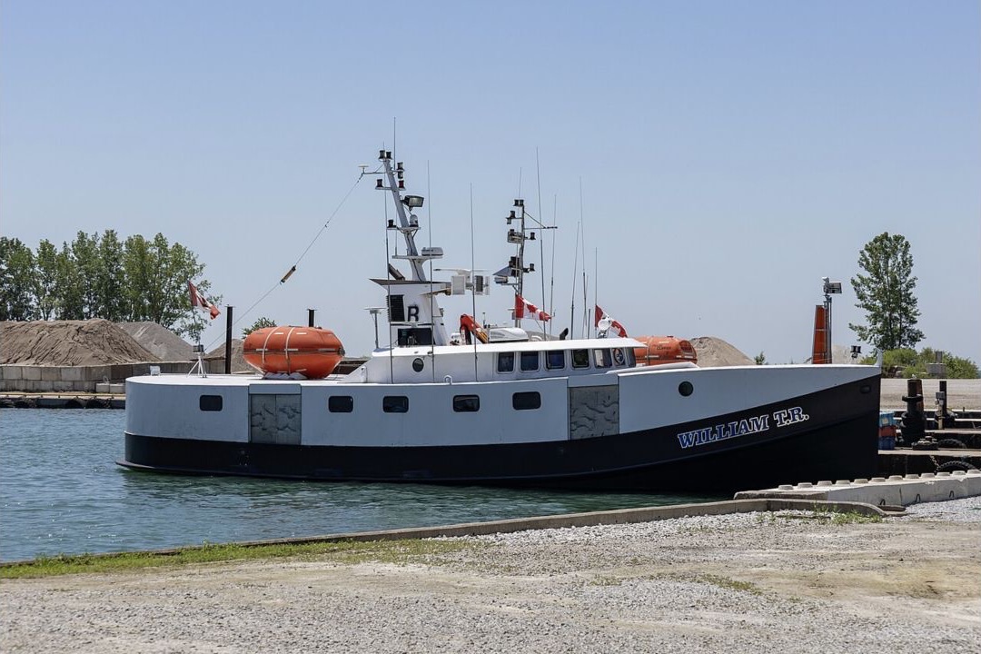 Working boat in Kingsville Harbour