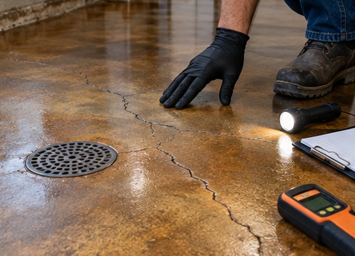 Inspect below — visual example for The complete garage floor makeover guide