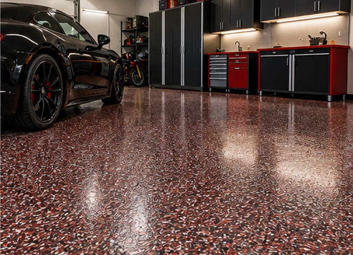 Choose the direction — visual example for The complete garage floor makeover guide