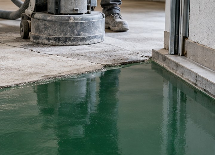 Concrete — visual example for 10 questions to ask an epoxy flooring contractor