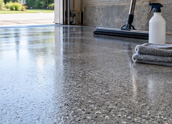 Plan the handoff — visual example for The Windsor–Essex garage floor coating guide