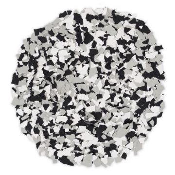 Domino decorative flake blend